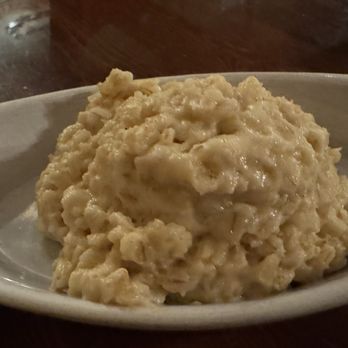 Hunters Chophouse - Creamy Parmesan Barley Risotto (just disgusting honestly, no flavor besides blah. Didn't even want the nasty mushy texture in my mouth.) - Steakhouses Near Me - Estes Park, Colorado