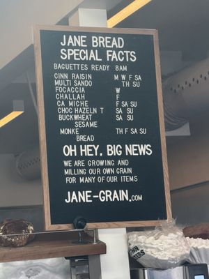 Menu photo 6 Jane The Bakery San Francisco, CA Menu photo 6 Jane The Bakery San Francisco, CA