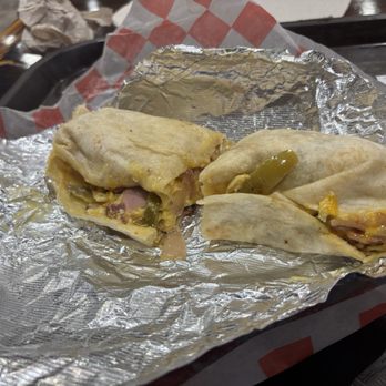 Prasek's Hillje Smokehouse - Breakfast burrito. - Smokehouse Near Me - Sealy, Texas Prasek's Hillje Smokehouse - Breakfast burrito. - Smokehouse Near Me - Sealy, Texas