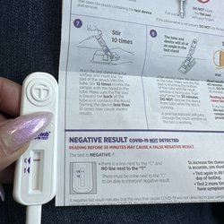 Obeso Zaida Olivia, MD - Sitting in my car taking a Covid test.