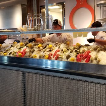Row 34 - Seaport - Look at that fresh seafood! - New American Near Me - Boston, Massachusetts