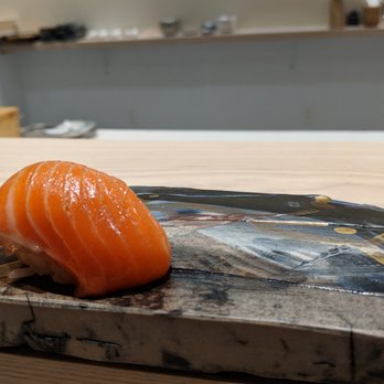 Kyōten - Umi masu - ocean trout, looks like salmon but don't be fooled - Sushi Bars Near Me - Chicago, Illinois