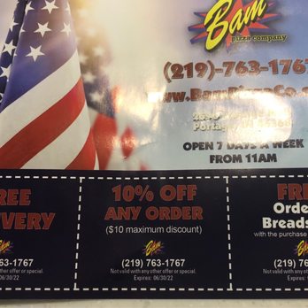 Bam Pizza Company - Discount coupon - Pizza Near Me - Portage, Indiana Bam Pizza Company - Discount coupon - Pizza Near Me - Portage, Indiana