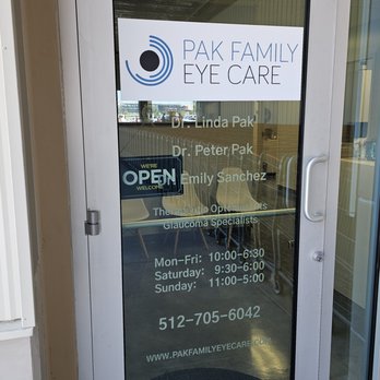 Pak Family Eye Care - Optometrists Near Me - Kyle, Texas