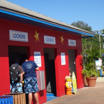 LEGOLAND - Locker room near the entrance to Legoland Water Park - Amusement Parks Near Me - Winter Haven, Florida