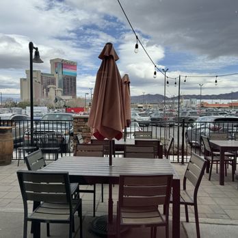 R Town Pizza - Outdoor large patio with umbrellas for sunny day. - Pizza Near Me - Reno, Nevada R Town Pizza - Outdoor large patio with umbrellas for sunny day. - Pizza Near Me - Reno, Nevada