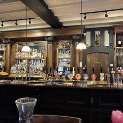 The George - A large well stocked bar with a nice wine list.