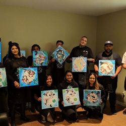 Kush and Kanvases - Paint night at Kush and Kanvases