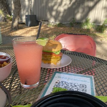 Kinda Tropical - Frozen cocktail and cheeseburger on happy hour menu - Breakfast & Brunch Near Me - Austin, Texas Kinda Tropical - Frozen cocktail and cheeseburger on happy hour menu - Breakfast & Brunch Near Me - Austin, Texas
