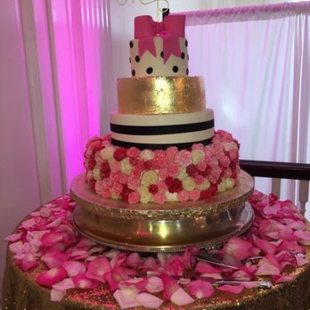 Edibles Incredible Desserts - Custom wedding cake May 2016. Each layer was a different incredible flavor. Wonderful - Desserts Near Me - Sterling, Virginia