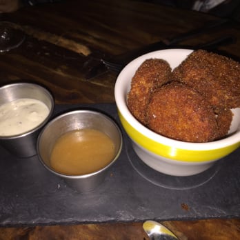The Milton - Truffle chicken nuggets! The yellow beet sweet and sour sauce was unreal. Great starter! - Irish Near Me - New York, New York The Milton - Truffle chicken nuggets! The yellow beet sweet and sour sauce was unreal. Great starter! - Irish Near Me - New York, New York