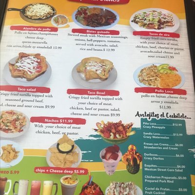 Menu photo 6 Fonda El Cubilete Nashville, TN
