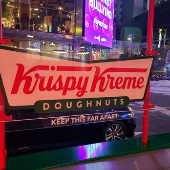 Krispy Kreme - Great view of Times Square while you eat your doughnuts - Donuts Near Me - New York, New York Krispy Kreme - Great view of Times Square while you eat your doughnuts - Donuts Near Me - New York, New York