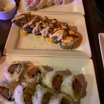 Moira Sushi Bar & Kitchen - Senna, Volcano, spicy yellowtail rolls - Sushi Bars Near Me - Phoenix, Arizona Moira Sushi Bar & Kitchen - Senna, Volcano, spicy yellowtail rolls - Sushi Bars Near Me - Phoenix, Arizona