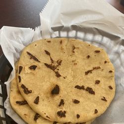 La Esquina Restaurant - Salvadoran style thick corn tortillas (handmade).