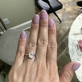 Glamour Nails & lashes - The color is dovetail... so beautiful. - Nail Salons Near Me - Port Washington, New York