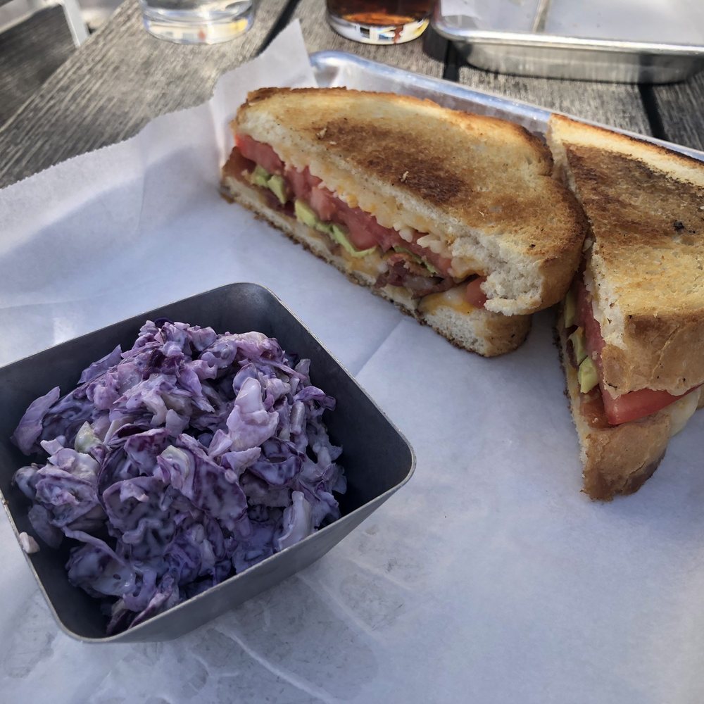 Mash Lab Brewing & Kitchen - Grilled cheese on sour dough with bacon, tomato and avocado. Yum!! - American Near Me - Windsor, Colorado Mash Lab Brewing & Kitchen - Grilled cheese on sour dough with bacon, tomato and avocado. Yum!! - American Near Me - Windsor, Colorado