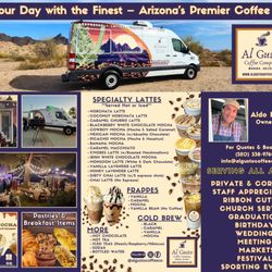 Al Gusto Coffee Company - We are ready for any of your events!  Book us online!