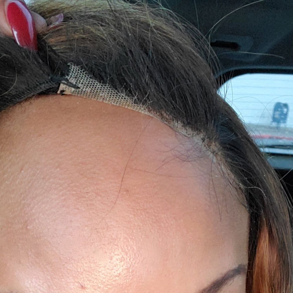 My last (and final) visit. Jason didn't even glue everything, and the closure had patches missing from them having to redo it 2x. My last (and final) visit. Jason didn't even glue everything, and the closure had patches missing from them having to redo it 2x.