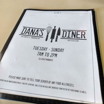 Dana’s Diner - Menu - Diners Near Me - Mahopac, New York