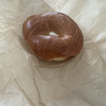 Einstein Bros. Bagels - Plain bagel with cream cheese. - Bagels Near Me - Pasadena, California