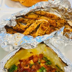 The Fish Place - Grilled chicken & bake potatoe