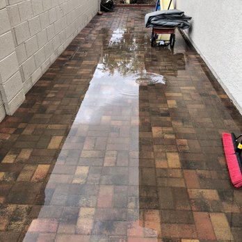Las Vegas Artificial Lawns - Verytime it rains I got stagnant water on both side of my house because of the poorly leveled pavers. - Artificial Turf Near Me - Las Vegas, Nevada Las Vegas Artificial Lawns - Verytime it rains I got stagnant water on both side of my house because of the poorly leveled pavers. - Artificial Turf Near Me - Las Vegas, Nevada