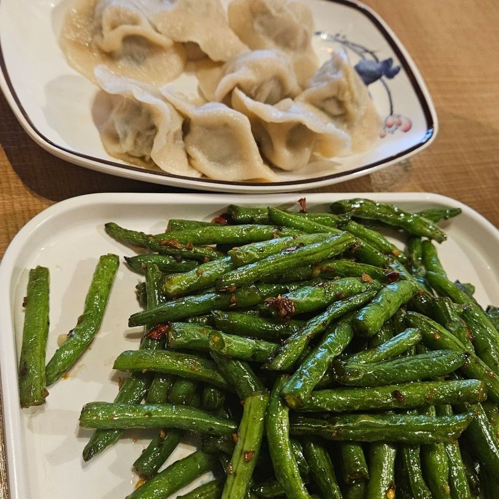 Must Be Dumpling - Green beans, shrimp&pork dumplings, and spring rolls - Chinese Near Me - Pacifica, California Must Be Dumpling - Green beans, shrimp&pork dumplings, and spring rolls - Chinese Near Me - Pacifica, California