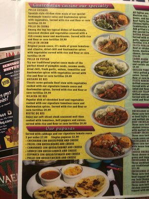 Menu photo 5 Delicias  Restaurant Houston, TX