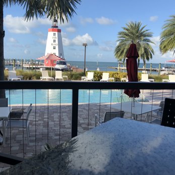 Lighthouse Kitchen + Bar - The view from our table - Seafood Near Me - Marathon, Florida Lighthouse Kitchen + Bar - The view from our table - Seafood Near Me - Marathon, Florida