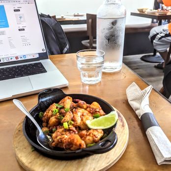 Burma Superstar - Shrimp and garlic skillet - Burmese Near Me - Alameda, California Burma Superstar - Shrimp and garlic skillet - Burmese Near Me - Alameda, California