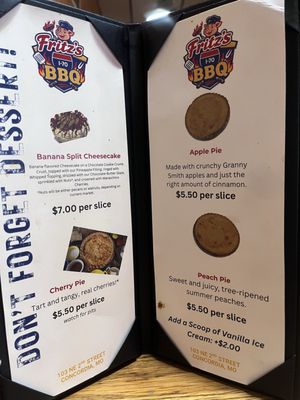 Menu photo 1 Fritz’s I-70 Bbq Concordia, MO