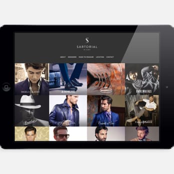 Flat 6 Concepts - Branding and website design for Sartorial, a luxury men's boutique, Miami - Graphic Design Near Me Flat 6 Concepts - Branding and website design for Sartorial, a luxury men's boutique, Miami - Graphic Design Near Me