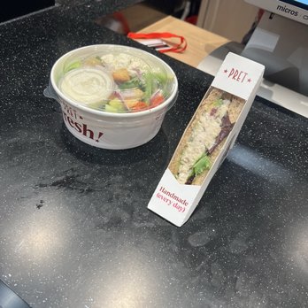 Pret A Manger - 1/13/25 - $10 meal deal available half sandwich and side salad or soup! - Coffee & Tea Near Me - Los Angeles, California Pret A Manger - 1/13/25 - $10 meal deal available half sandwich and side salad or soup! - Coffee & Tea Near Me - Los Angeles, California