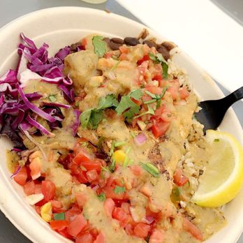 The Gulf - Mahi taco bowl and the Southside lemonade - Burgers Near Me - Orange Beach, Alabama The Gulf - Mahi taco bowl and the Southside lemonade - Burgers Near Me - Orange Beach, Alabama