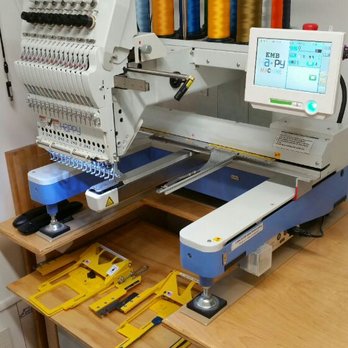 Colorful Stitches Embroidery - Happy embroidery machine. 15 needle/threads. We have a total of 3 machines. - Sewing & Alterations Near Me - Mountain View, California Colorful Stitches Embroidery - Happy embroidery machine. 15 needle/threads. We have a total of 3 machines. - Sewing & Alterations Near Me - Mountain View, California