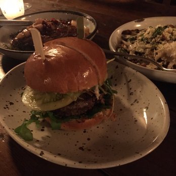 Manuela - Venison burger probably best main dish when u factor in the price - New American Near Me - Los Angeles, California Manuela - Venison burger probably best main dish when u factor in the price - New American Near Me - Los Angeles, California