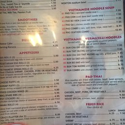 Bun Combo is my favorite. Then it's the Pad Thai Bun Combo is my favorite. Then it's the Pad Thai