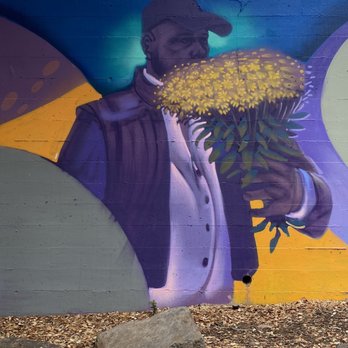 Bella Vista Park - Mural outside the park by Luiz Castro - Playgrounds Near Me - Oakland, California Bella Vista Park - Mural outside the park by Luiz Castro - Playgrounds Near Me - Oakland, California