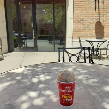 Pretzelmaker - a cup of coffee on a table - Pretzels Near Me - Farmington, Utah Pretzelmaker - a cup of coffee on a table - Pretzels Near Me - Farmington, Utah