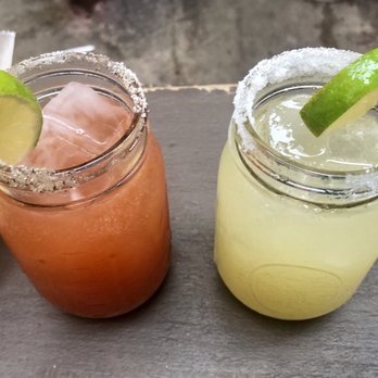 Bakersfield Mass Ave - Margarita - seasonal fresa margarita on the left and The Bakersfield Margarita on the right. - Bars Near Me - Indianapolis, Indiana Bakersfield Mass Ave - Margarita - seasonal fresa margarita on the left and The Bakersfield Margarita on the right. - Bars Near Me - Indianapolis, Indiana