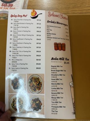 Menu photo 5 Sichuan Chinese Restaurant Normal, IL Menu photo 5 Sichuan Chinese Restaurant Normal, IL