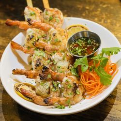 Top Thai Greenwich - Grilled shrimp
