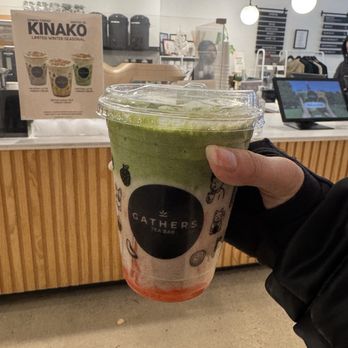Gathers Tea Bar - Strawberry Matcha Creamstrawberry - Bubble Tea Near Me - Chicago, Illinois Gathers Tea Bar - Strawberry Matcha Creamstrawberry - Bubble Tea Near Me - Chicago, Illinois
