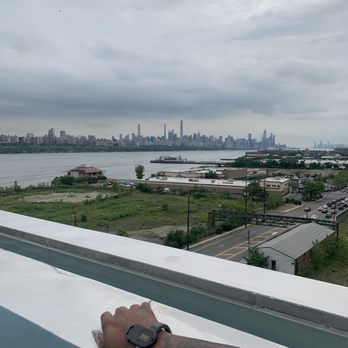 SoJo Spa Club - View from infinity pool - Saunas Near Me - Edgewater, New Jersey