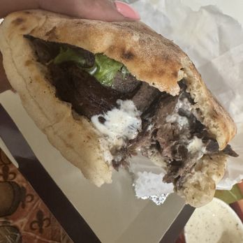Abu Zayn - Beef Shawarma pita - Egyptian Near Me - Rockville Centre, New York