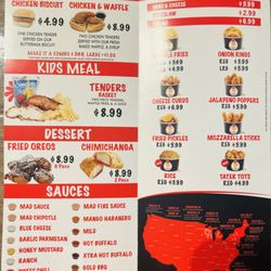 Mad Chicken - Menu