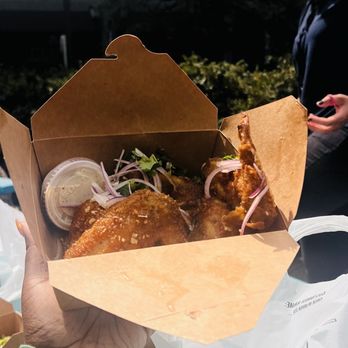 PhoWheels at The Water Park - Honey garlic butter wings (x3) - Vietnamese Near Me - Arlington, Virginia