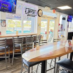 Inside restaurant