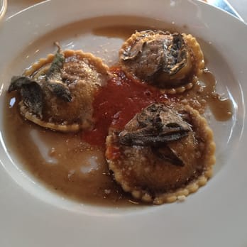 Ca' Dario - Butter ravioli -- filled with spinach and ricotta - Wine Bars Near Me - Santa Barbara, California
